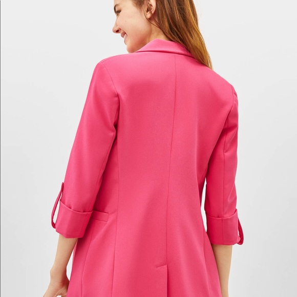 pretty in barbiecore pink blazer - Picture 2 of 6